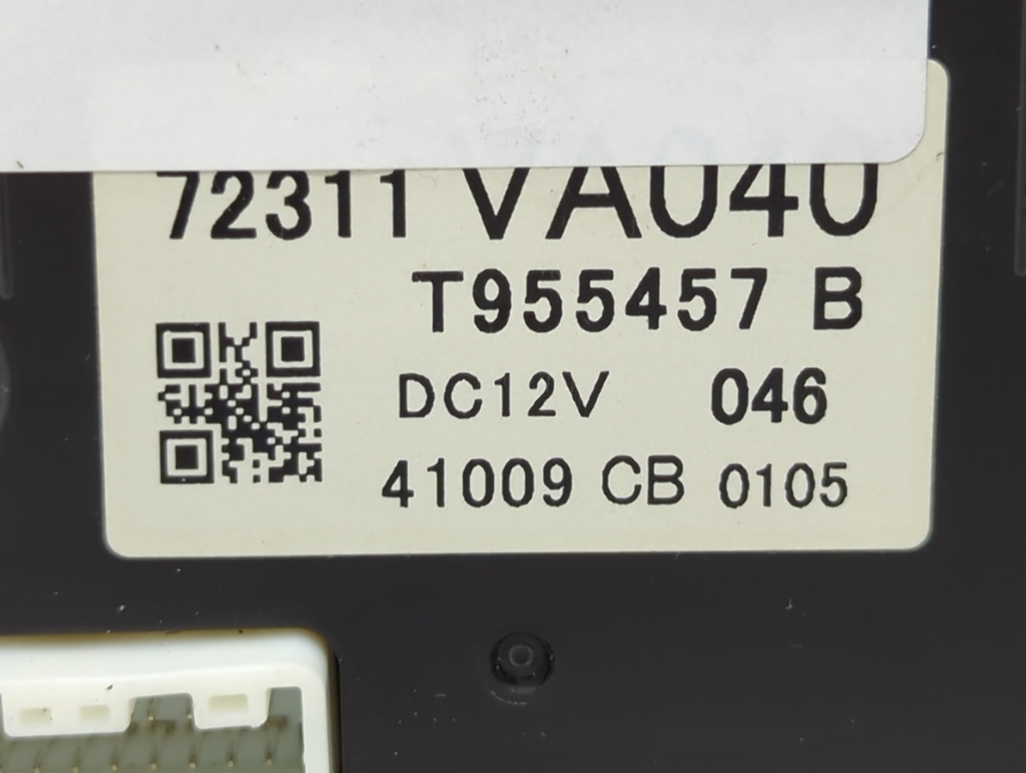 2015 Subaru Wrx Climate Control Module Temperature AC/Heater Replacement P/N:72311VA211 72311VA040 Fits OEM Used Auto Parts 