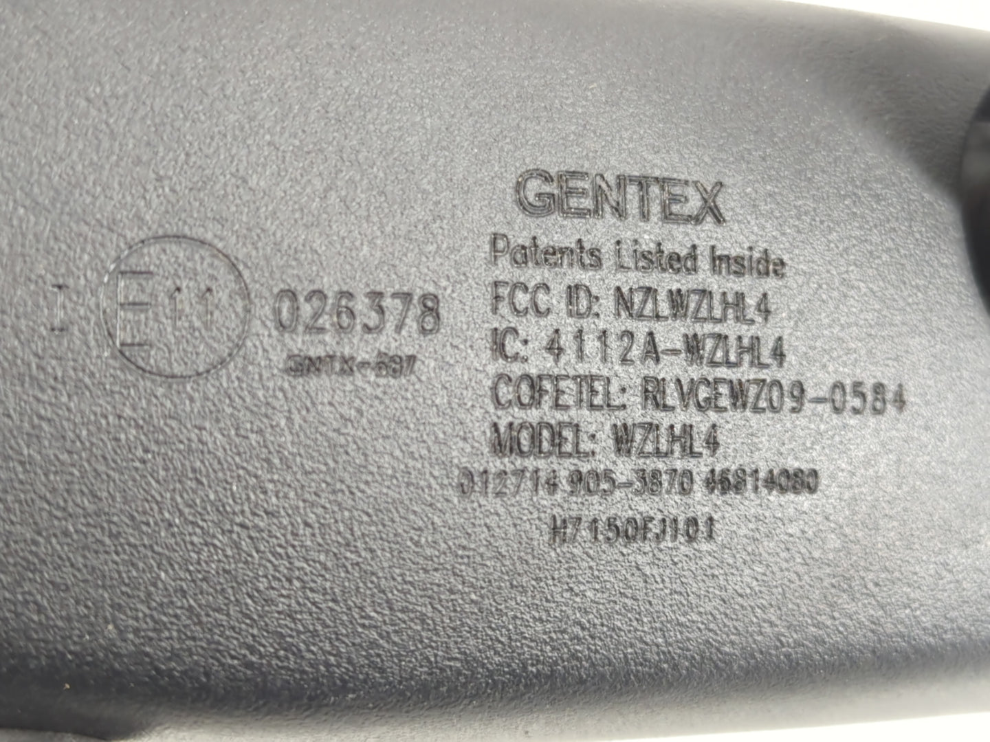 2015-2016 Subaru Wrx Interior Rear View Mirror Replacement OEM P/N:E11026378 Fits Fits 2010 2011 2012 2013 2014 2015 2016 OE