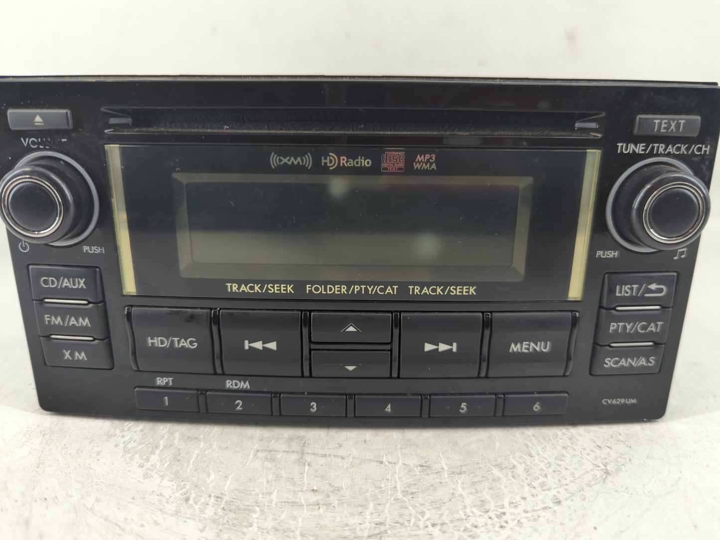 2015 Subaru Wrx Radio AM FM Cd Player Receiver Replacement P/N:86201VA620 Fits OEM Used Auto Parts - Oemusedautoparts1.com