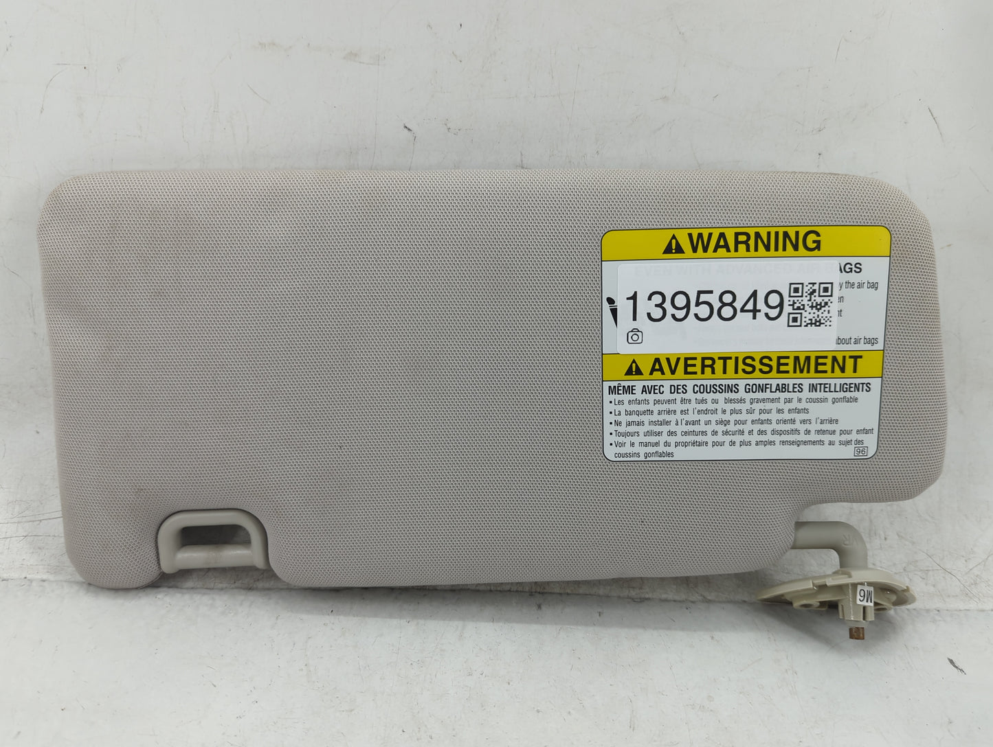 2015 Subaru Xv Sun Visor Shade Replacement Passenger Right Mirror Fits Fits 2016 OEM Used Auto Parts - Oemusedautoparts1.com