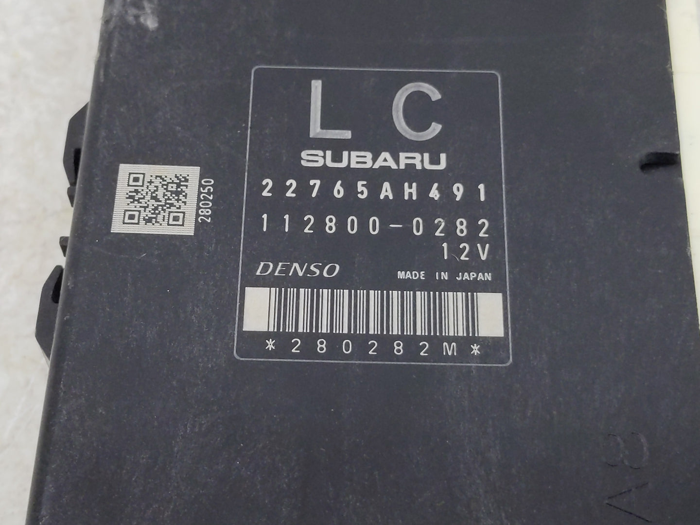 2015 Subaru Xv PCM Engine Control Computer ECU ECM PCU OEM P/N:22765AH491 Fits OEM Used Auto Parts - Oemusedautoparts1.com