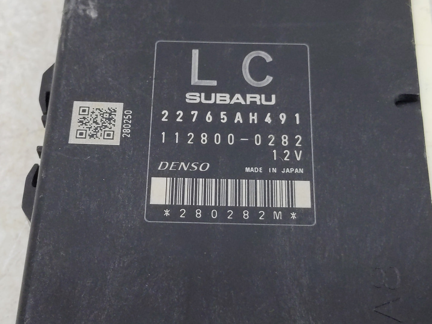 2015 Subaru Xv PCM Engine Control Computer ECU ECM PCU OEM P/N:22765AH491 Fits OEM Used Auto Parts - Oemusedautoparts1.com