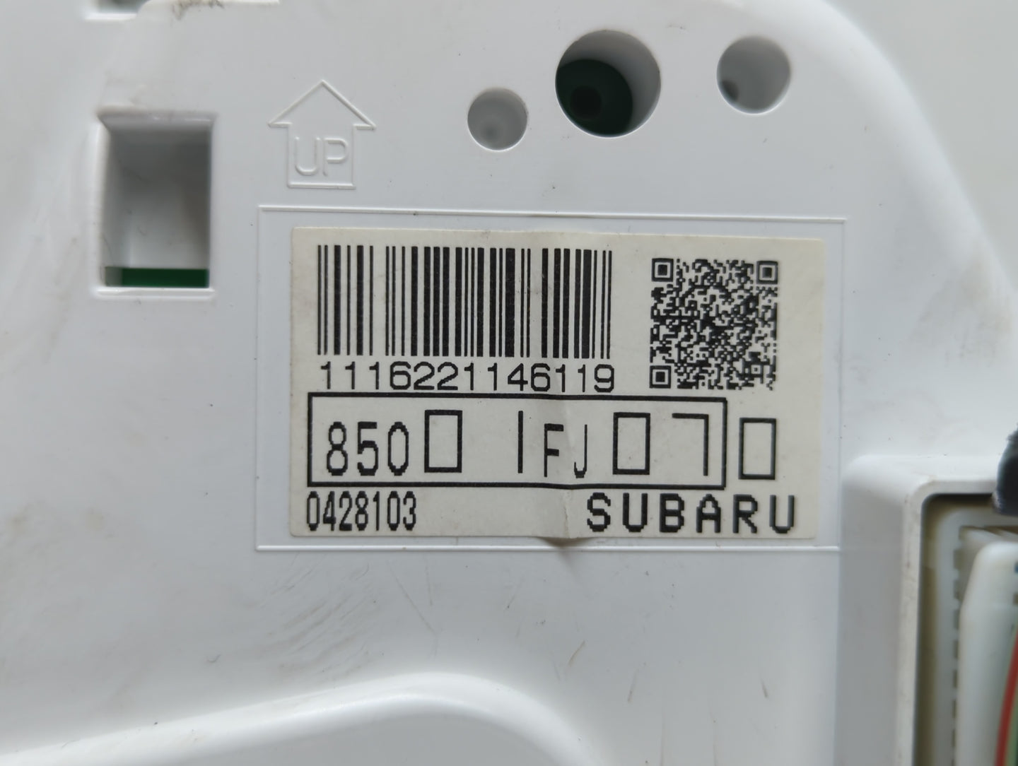 2015 Subaru Xv Instrument Cluster Speedometer Gauges P/N:0428103 Fits OEM Used Auto Parts - Oemusedautoparts1.com