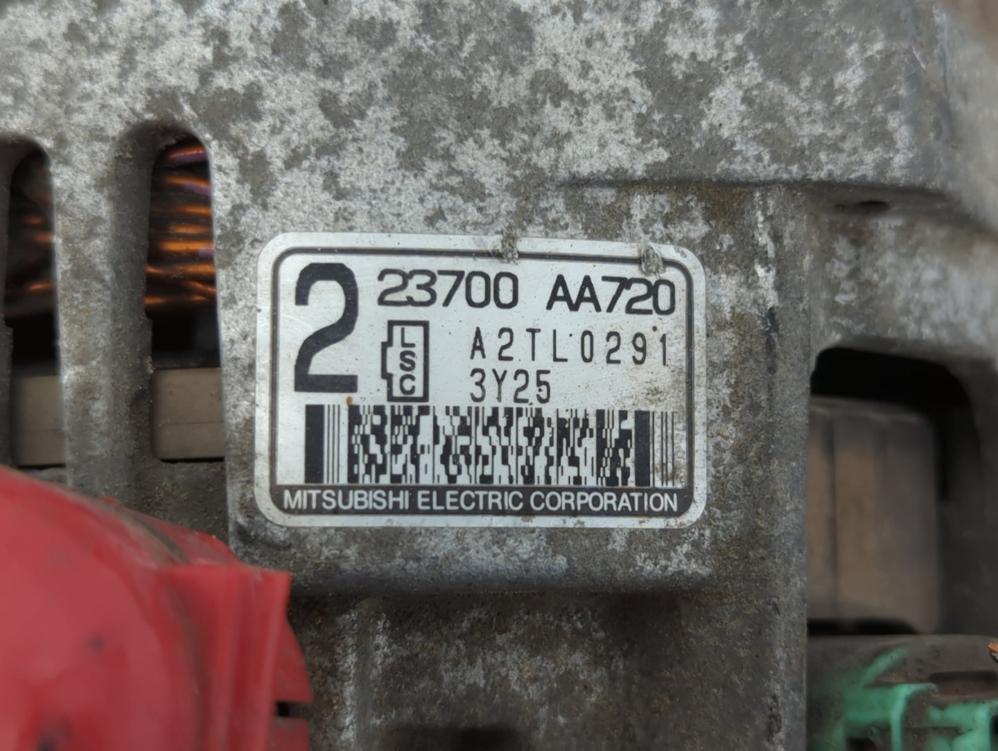 2014-2015 Subaru Xv Crosstrek Alternator Replacement Generator Charging Assembly Engine OEM P/N:23700 AA720 Fits Fits 2014 2