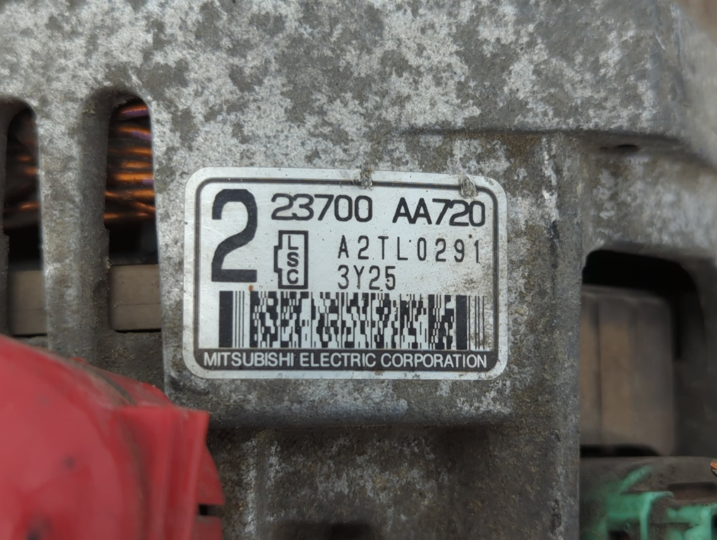 2014-2015 Subaru Xv Crosstrek Alternator Replacement Generator Charging Assembly Engine OEM P/N:23700 AA720 Fits Fits 2014 2