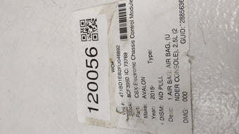 compare product 2015-2015 Toyota Avalon Chassis Control Module Ccm Bcm Body Control