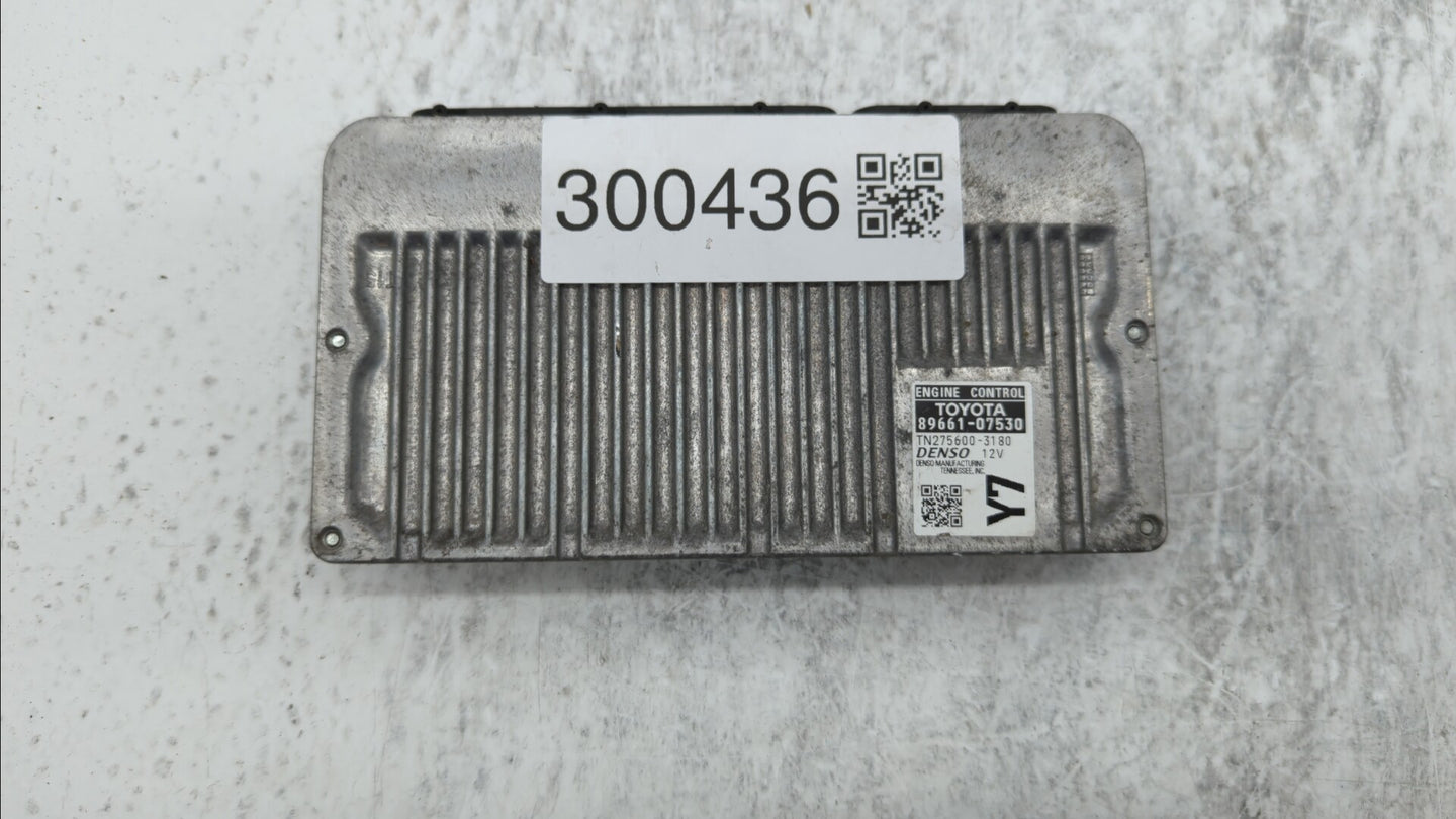 2015 Toyota Avalon PCM Engine Control Computer ECU ECM PCU OEM P/N:89661-07530 Fits OEM Used Auto Parts - Oemusedautoparts1.