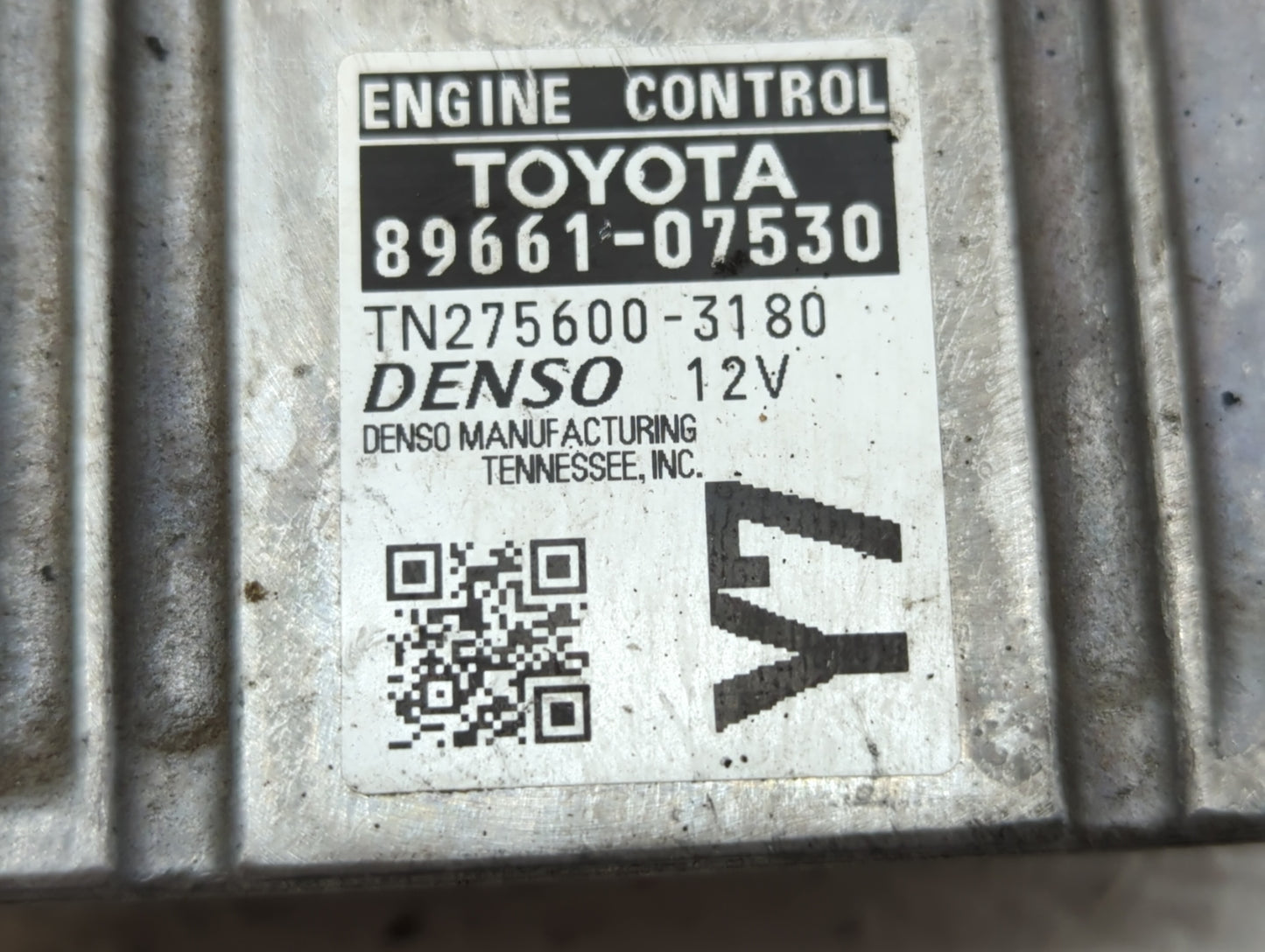 2015 Toyota Avalon PCM Engine Control Computer ECU ECM PCU OEM P/N:89661-07530 Fits OEM Used Auto Parts - Oemusedautoparts1.