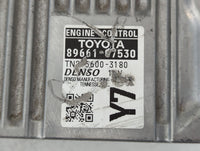 2015 Toyota Avalon PCM Engine Control Computer ECU ECM PCU OEM P/N:89661-07530 Fits OEM Used Auto Parts - Oemusedautoparts1.