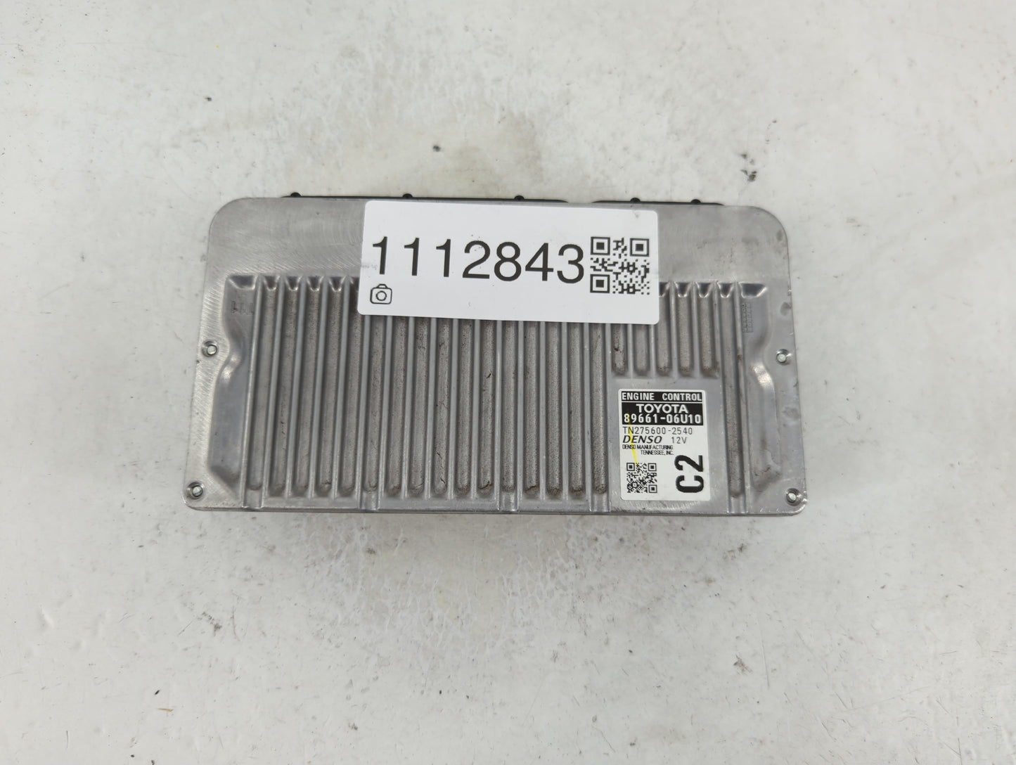 2015 Toyota Camry PCM Engine Control Computer ECU ECM PCU OEM P/N:TN275600-2540 89661-06U10 Fits OEM Used Auto Parts - Oemus