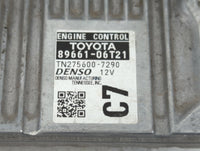 2015 Toyota Camry PCM Engine Control Computer ECU ECM PCU OEM P/N:89661-06T21 Fits OEM Used Auto Parts - Oemusedautoparts1.c