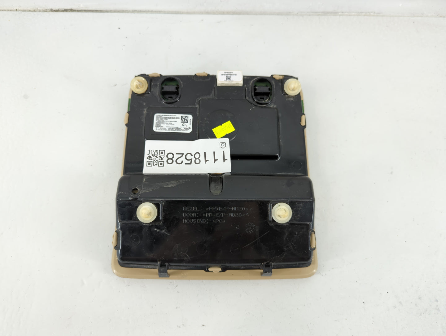 2015 Toyota Camry Overhead Roof Console - Oemusedautoparts1.com