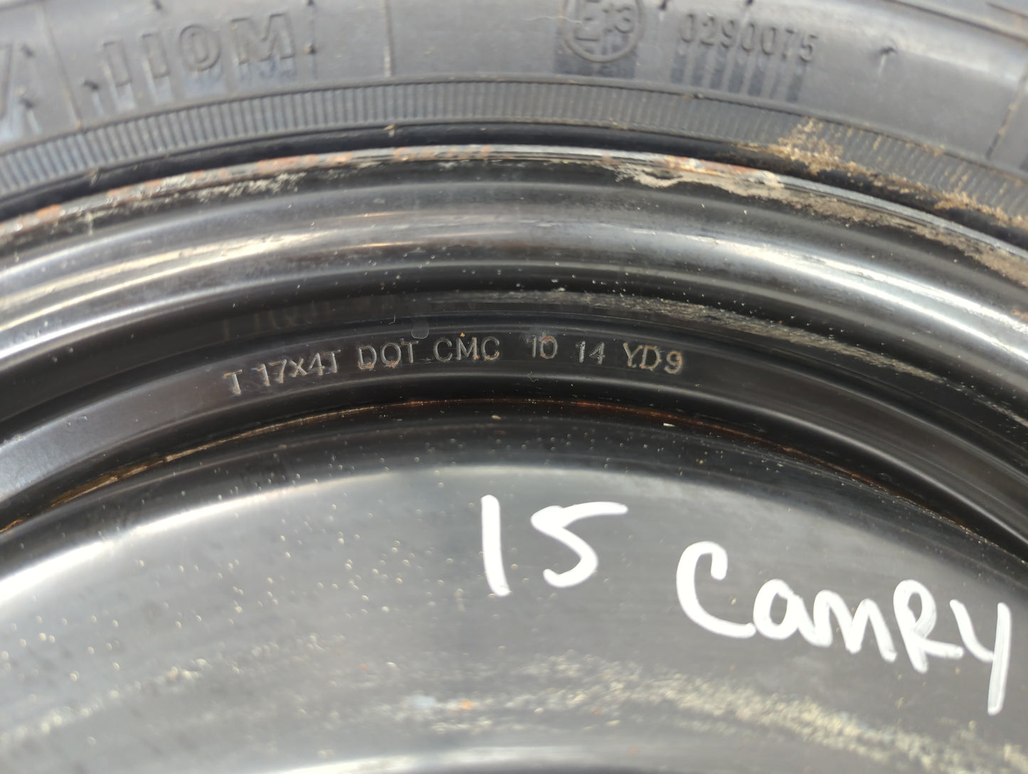 2007-2017 Toyota Camry Spare Donut Tire Wheel Rim Oem - Oemusedautoparts1.com