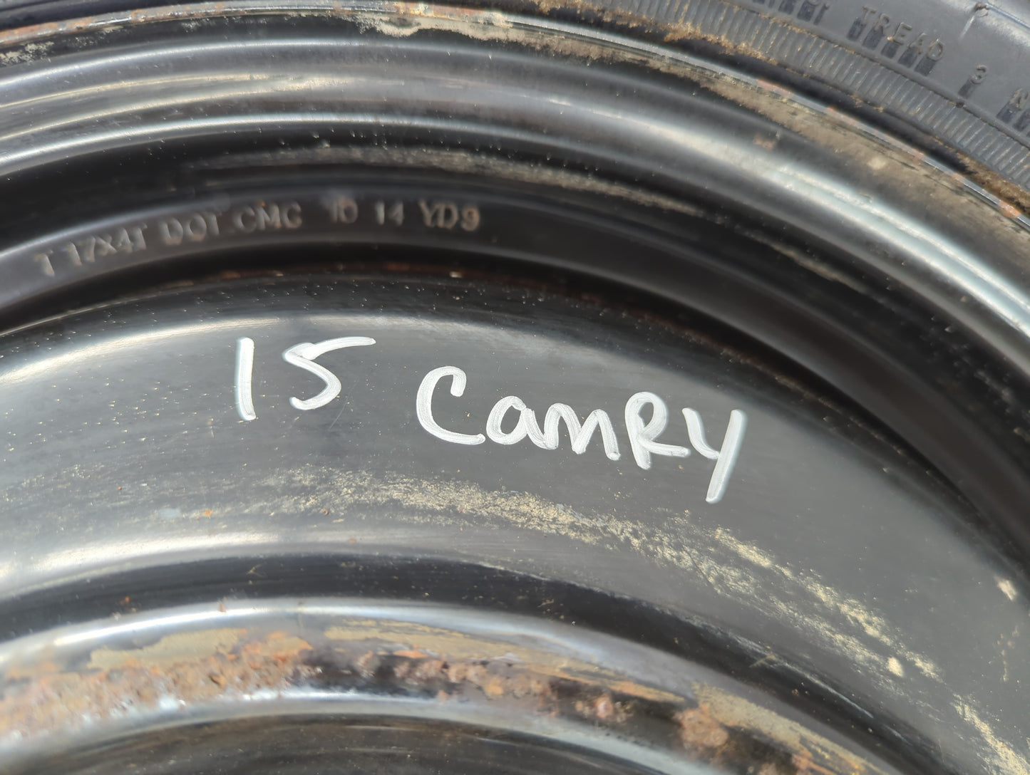 2007-2017 Toyota Camry Spare Donut Tire Wheel Rim Oem - Oemusedautoparts1.com