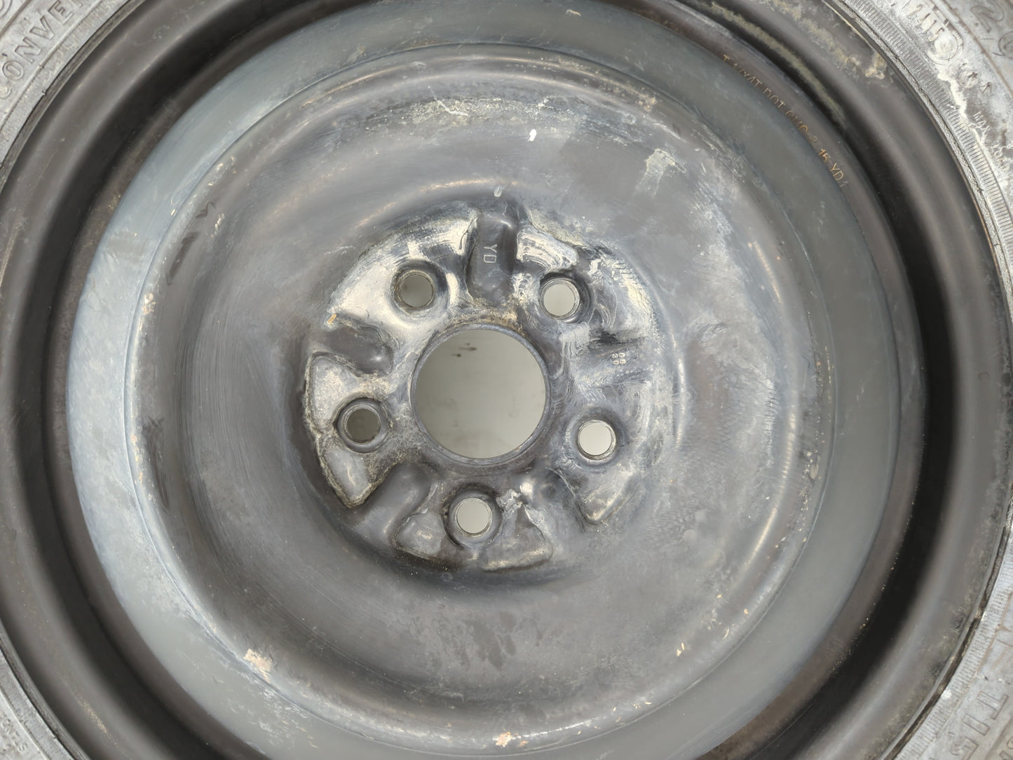 2007-2017 Toyota Camry Spare Donut Tire Wheel Rim Oem 1175925 - Oemusedautoparts1.com