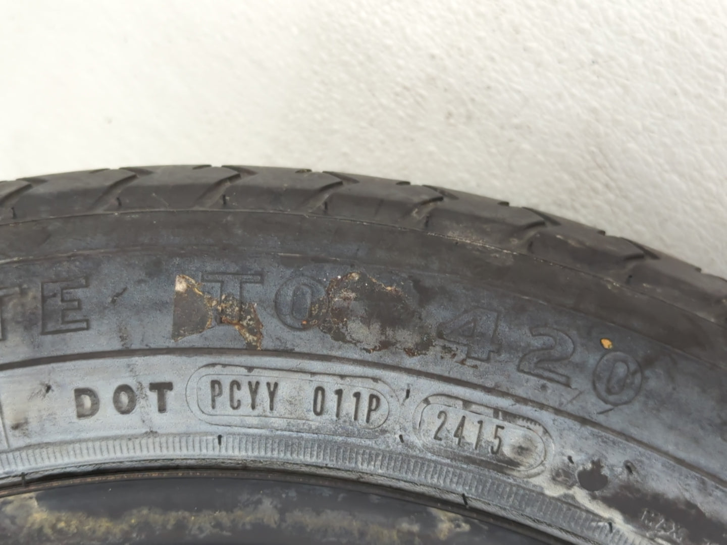 2007-2017 Toyota Camry Spare Donut Tire Wheel Rim Oem 1175925 - Oemusedautoparts1.com