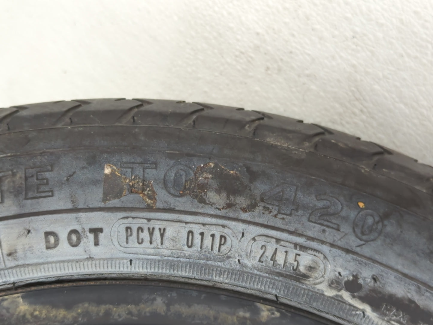 2007-2017 Toyota Camry Spare Donut Tire Wheel Rim Oem 1175925 - Oemusedautoparts1.com