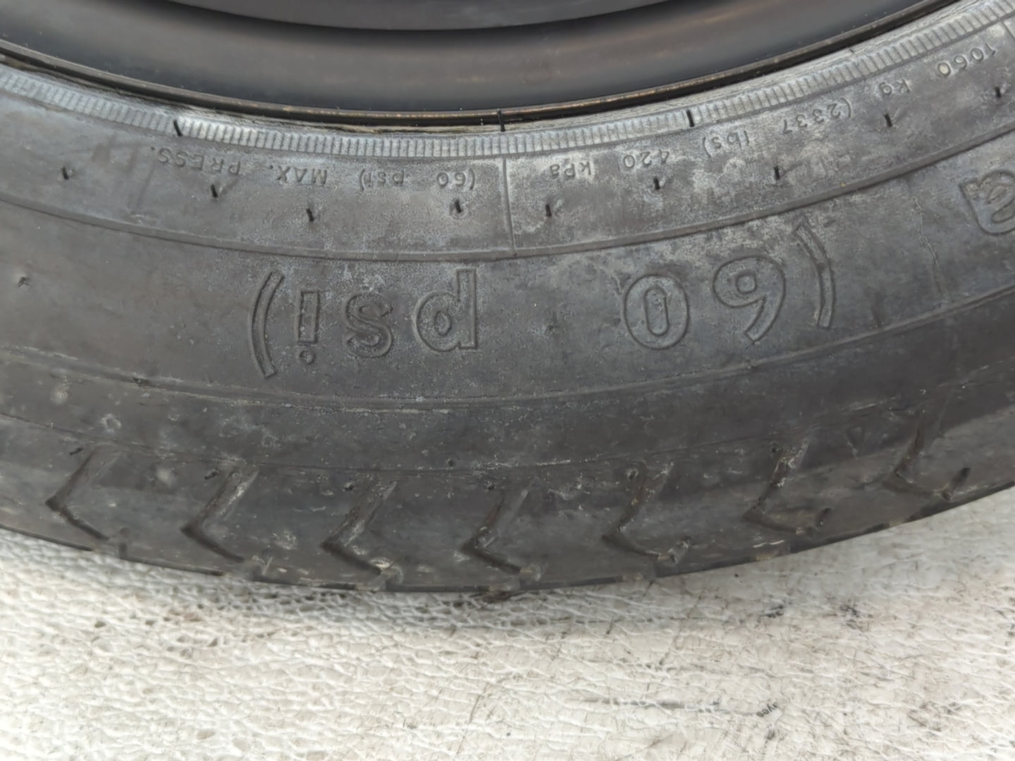 2007-2017 Toyota Camry Spare Donut Tire Wheel Rim Oem 1175925 - Oemusedautoparts1.com