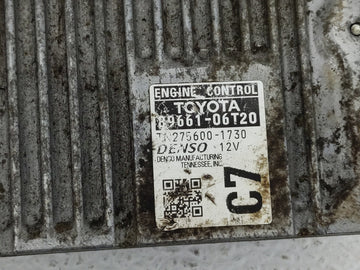2015 Toyota Camry PCM Engine Control Computer ECU ECM PCU OEM P/N:89661-06T21 Fits OEM Used Auto Parts