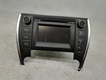2015 Toyota Camry Radio AM FM Cd Player Receiver Replacement P/N:86140-06390 Fits OEM Used Auto Parts - Oemusedautoparts1.co