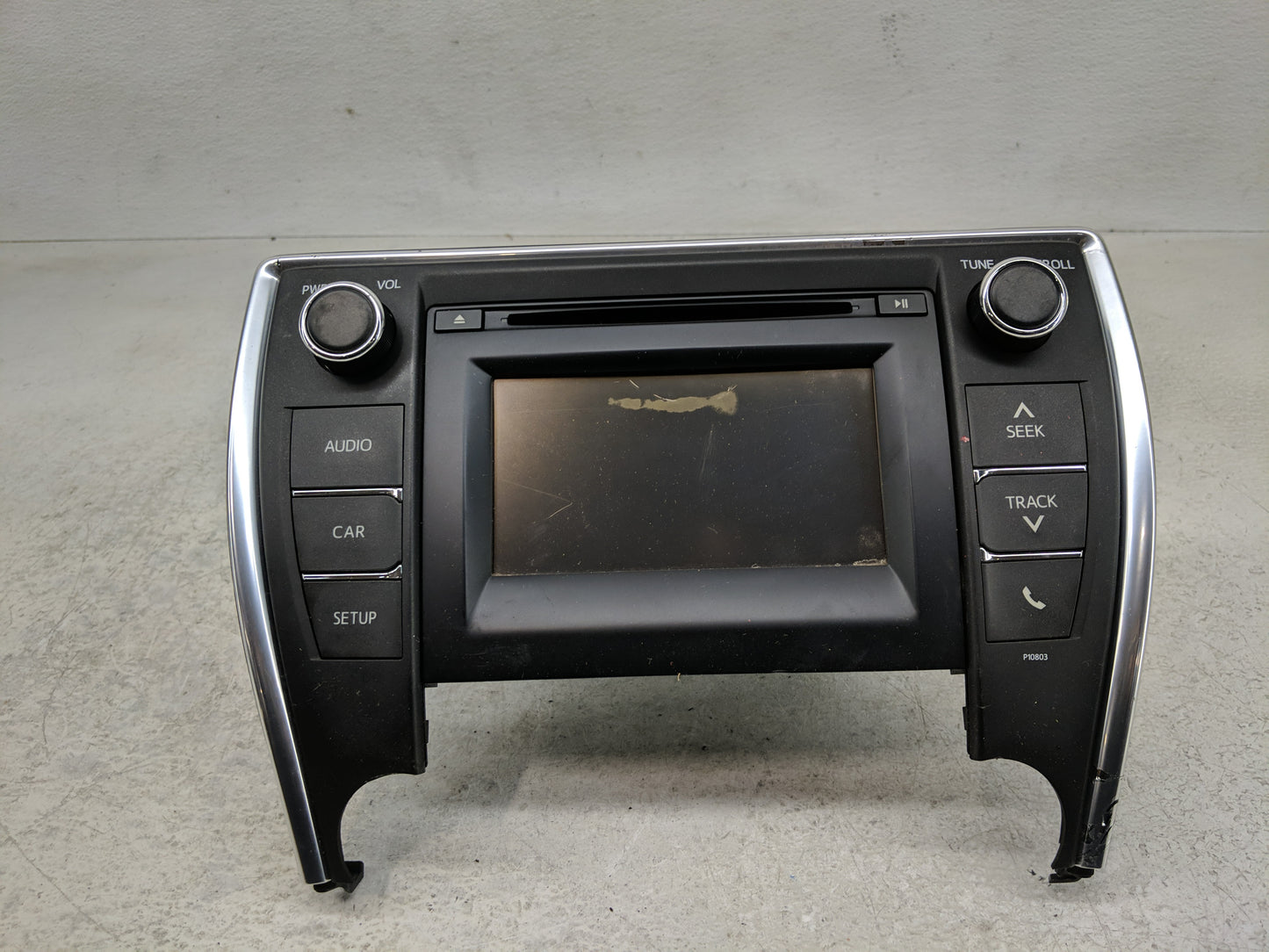 2015 Toyota Camry Radio AM FM Cd Player Receiver Replacement P/N:86140-06370 Fits OEM Used Auto Parts - Oemusedautoparts1.co