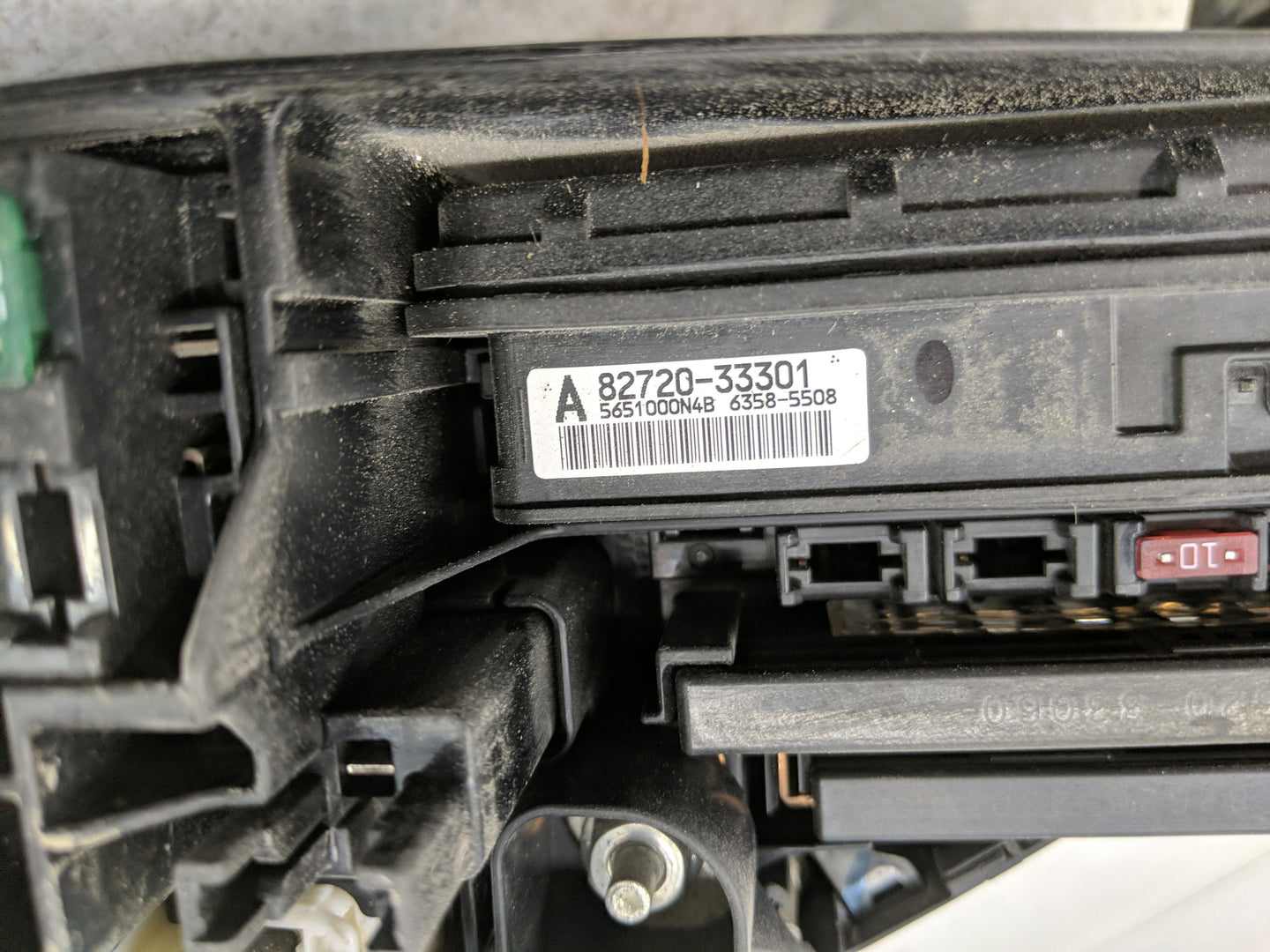 2012-2017 Toyota Camry Fusebox Fuse Box Panel Relay Module P/N:6358-5508 82720-33301 Fits Fits 2012 2013 2014 2015 2016 2017