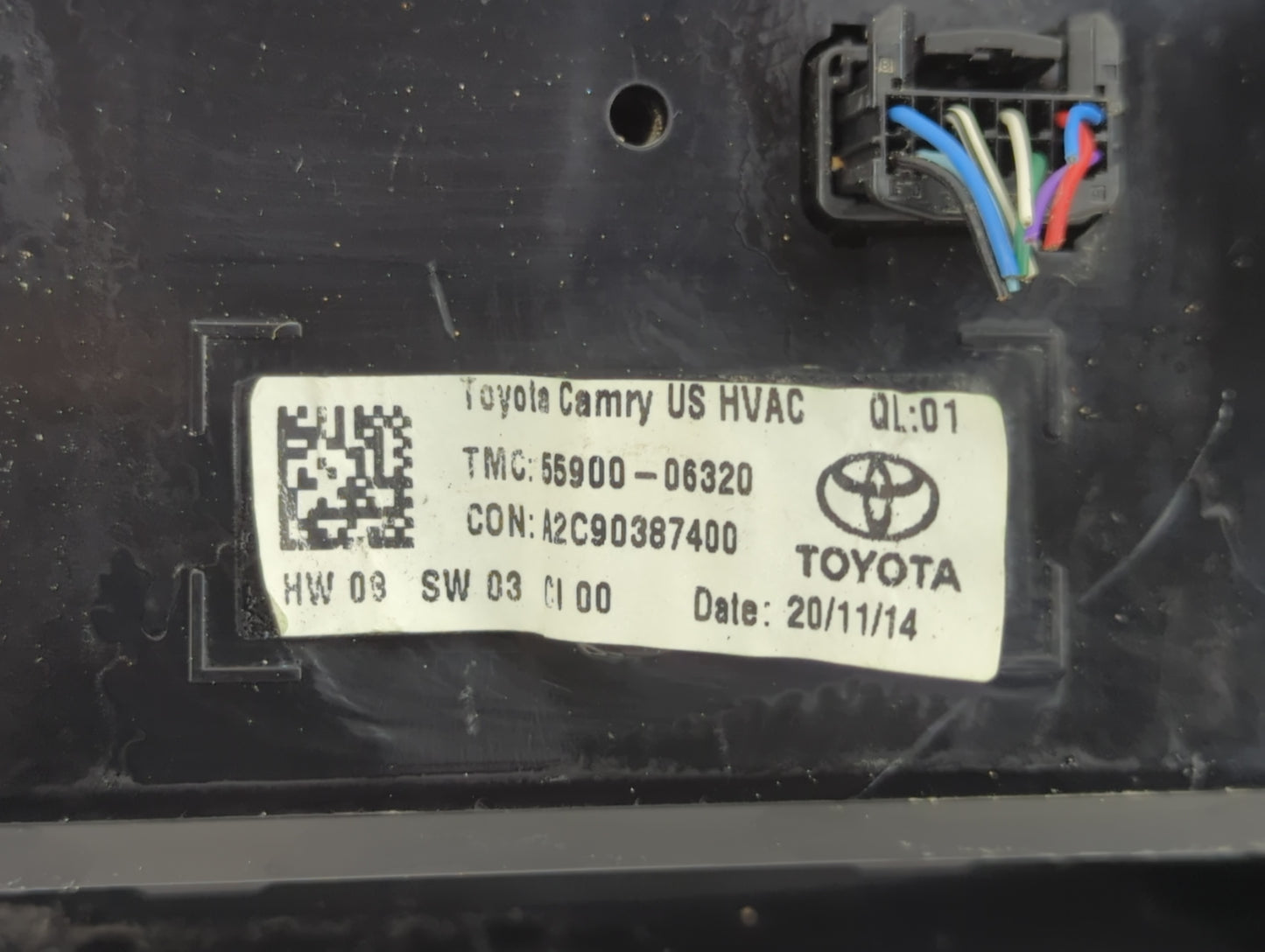 2015-2017 Toyota Camry Climate Control Module Temperature AC/Heater Replacement Fits Fits 2015 2016 2017 OEM Used Auto Parts