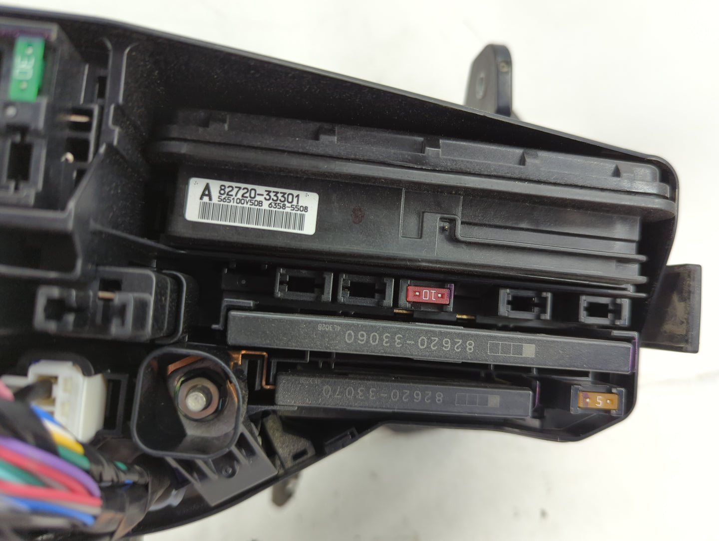 2012-2017 Toyota Camry Fusebox Fuse Box Panel Relay Module P/N:82720-33301 Fits Fits 2012 2013 2014 2015 2016 2017 OEM Used 