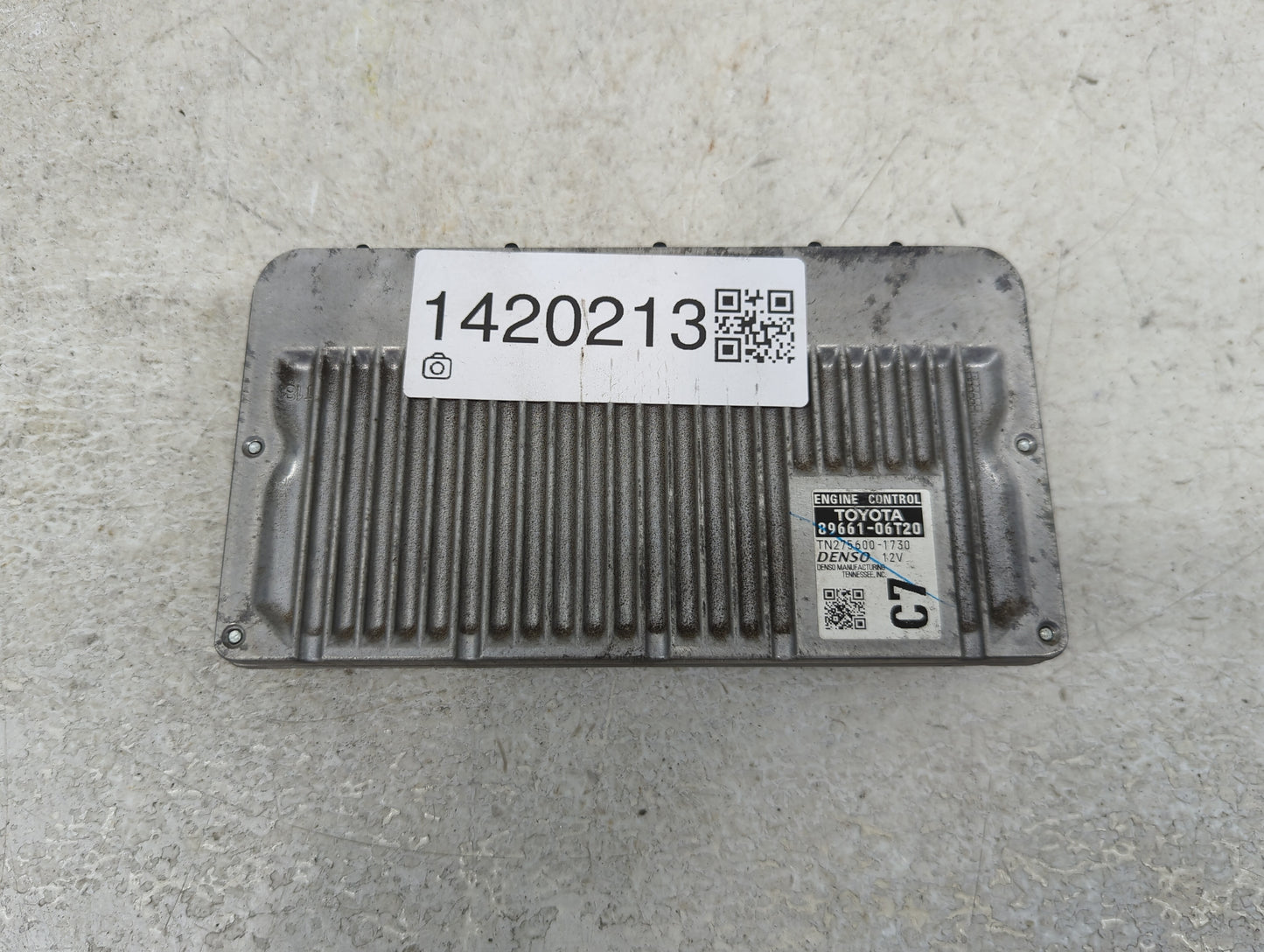 2015 Toyota Camry PCM Engine Control Computer ECU ECM PCU OEM P/N:89661-06T20 TN275600-1730 Fits OEM Used Auto Parts - Oemus
