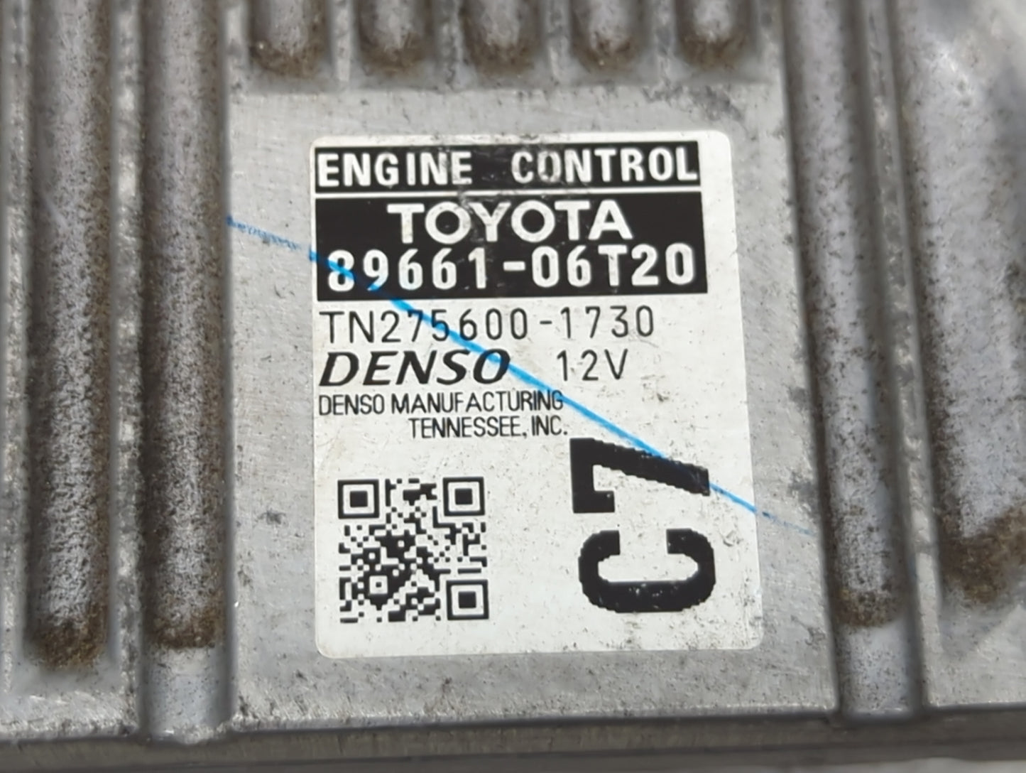 2015 Toyota Camry PCM Engine Control Computer ECU ECM PCU OEM P/N:89661-06T20 TN275600-1730 Fits OEM Used Auto Parts - Oemus