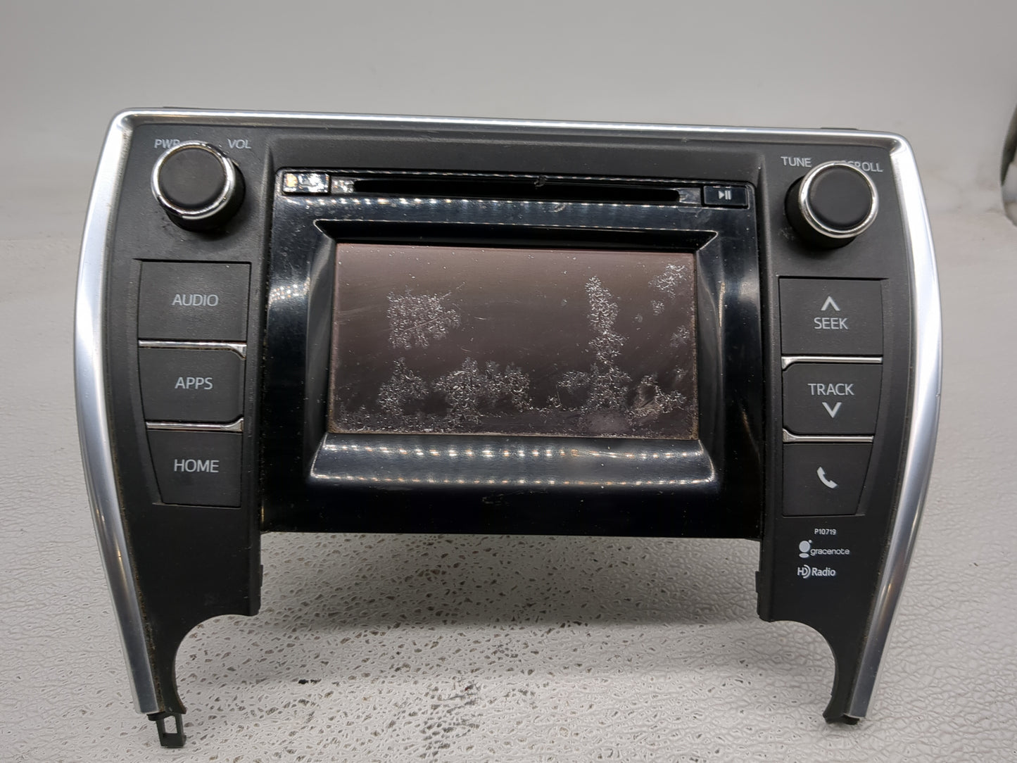 2015 Toyota Camry Radio AM FM Cd Player Receiver Replacement P/N:86140-06210 Fits OEM Used Auto Parts - Oemusedautoparts1.co