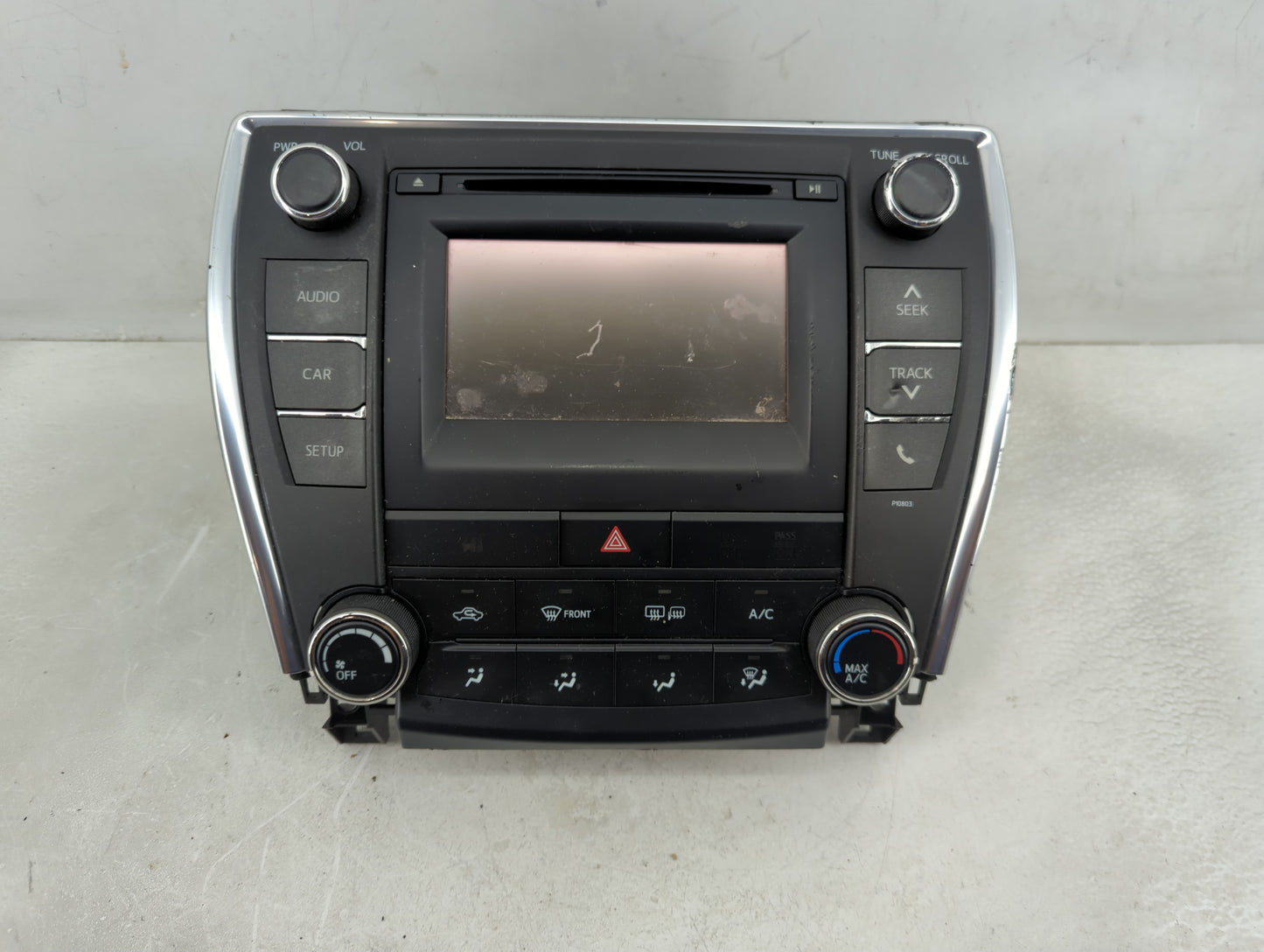 2014-2017 Toyota Camry Radio AM FM Cd Player Receiver Replacement P/N:86140-06370 Fits OEM Used Auto Parts - Oemusedautopart