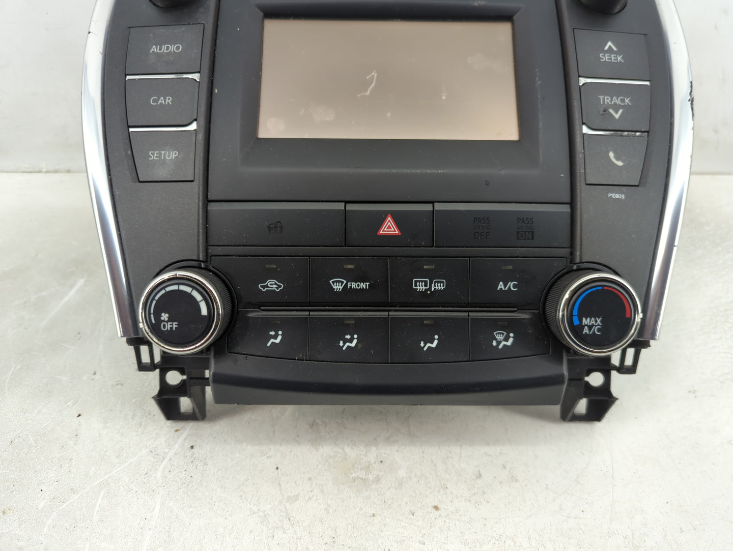 2014-2017 Toyota Camry Radio AM FM Cd Player Receiver Replacement P/N:86140-06370 Fits OEM Used Auto Parts - Oemusedautopart