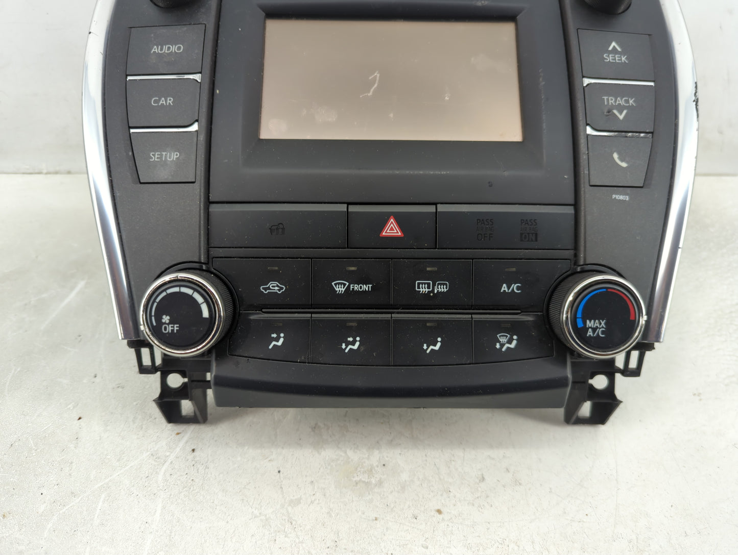 2014-2017 Toyota Camry Radio AM FM Cd Player Receiver Replacement P/N:86140-06370 Fits OEM Used Auto Parts - Oemusedautopart