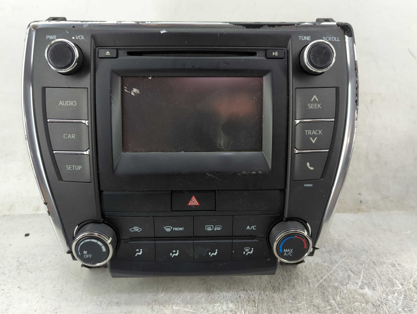 2015 Toyota Camry Radio AM FM Cd Player Receiver Replacement P/N:86140-06370 CVH-3348 Fits OEM Used Auto Parts - Oemusedauto