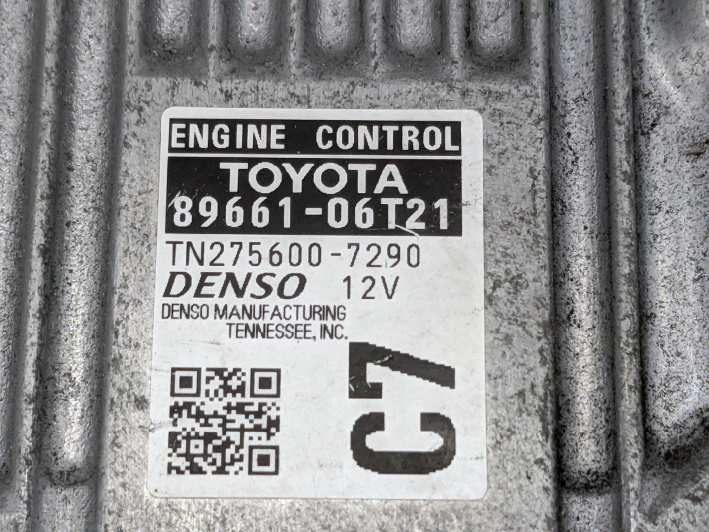 2015 Toyota Camry PCM Engine Control Computer ECU ECM PCU OEM P/N:89661-06T21 TN275600-7290 Fits OEM Used Auto Parts - Oemus