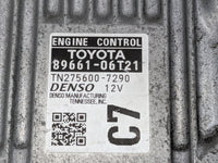 2015 Toyota Camry PCM Engine Control Computer ECU ECM PCU OEM P/N:89661-06T21 TN275600-7290 Fits OEM Used Auto Parts - Oemus