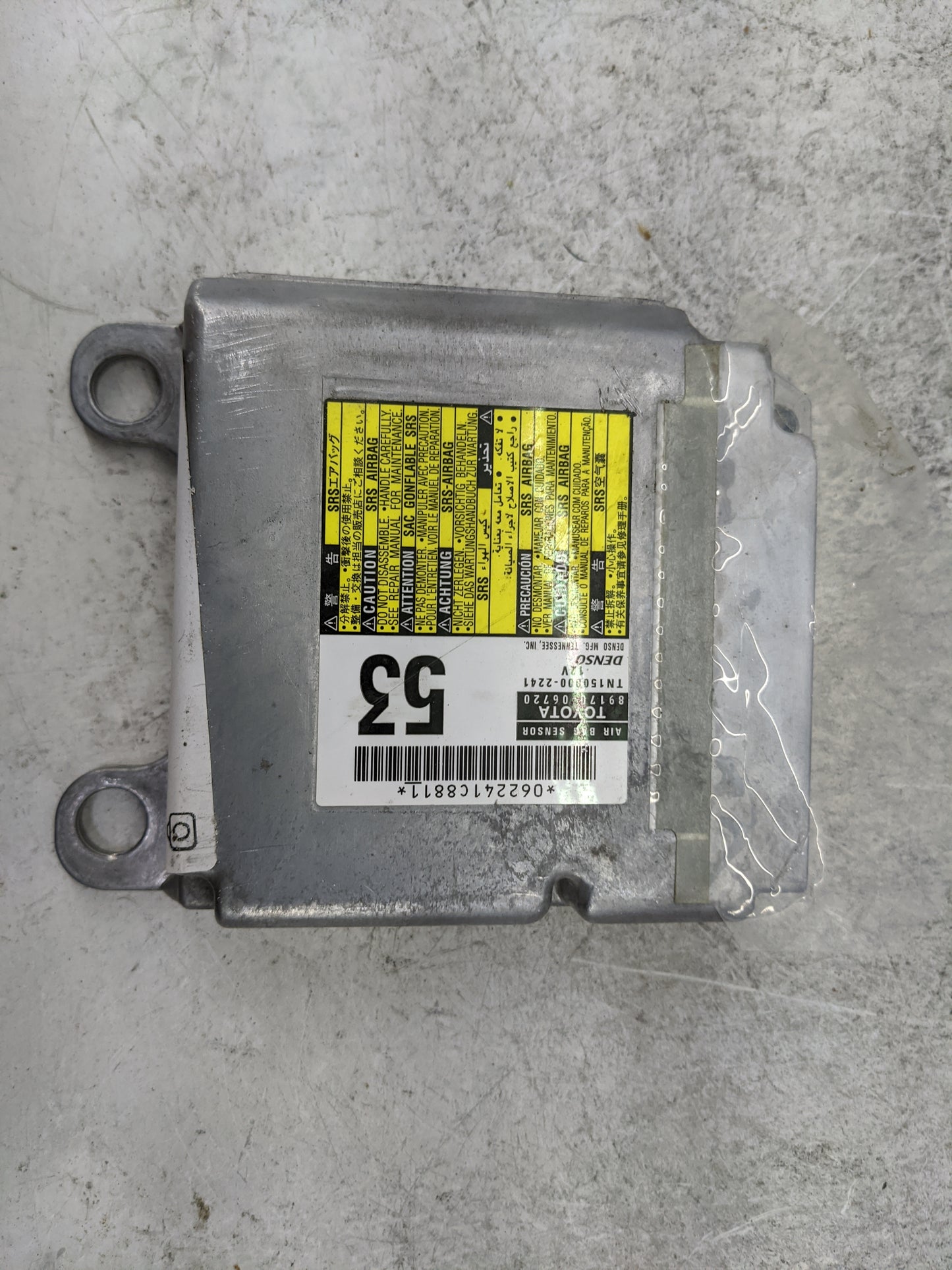 2015-2017 Toyota Camry Safety Restraint Srs Airbag Control Module 1479713 - Oemusedautoparts1.com