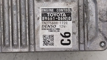 2015 Toyota Camry PCM Engine Control Computer ECU ECM PCU OEM P/N:89661-06N10 89661-06N11 Fits OEM Used Auto Parts