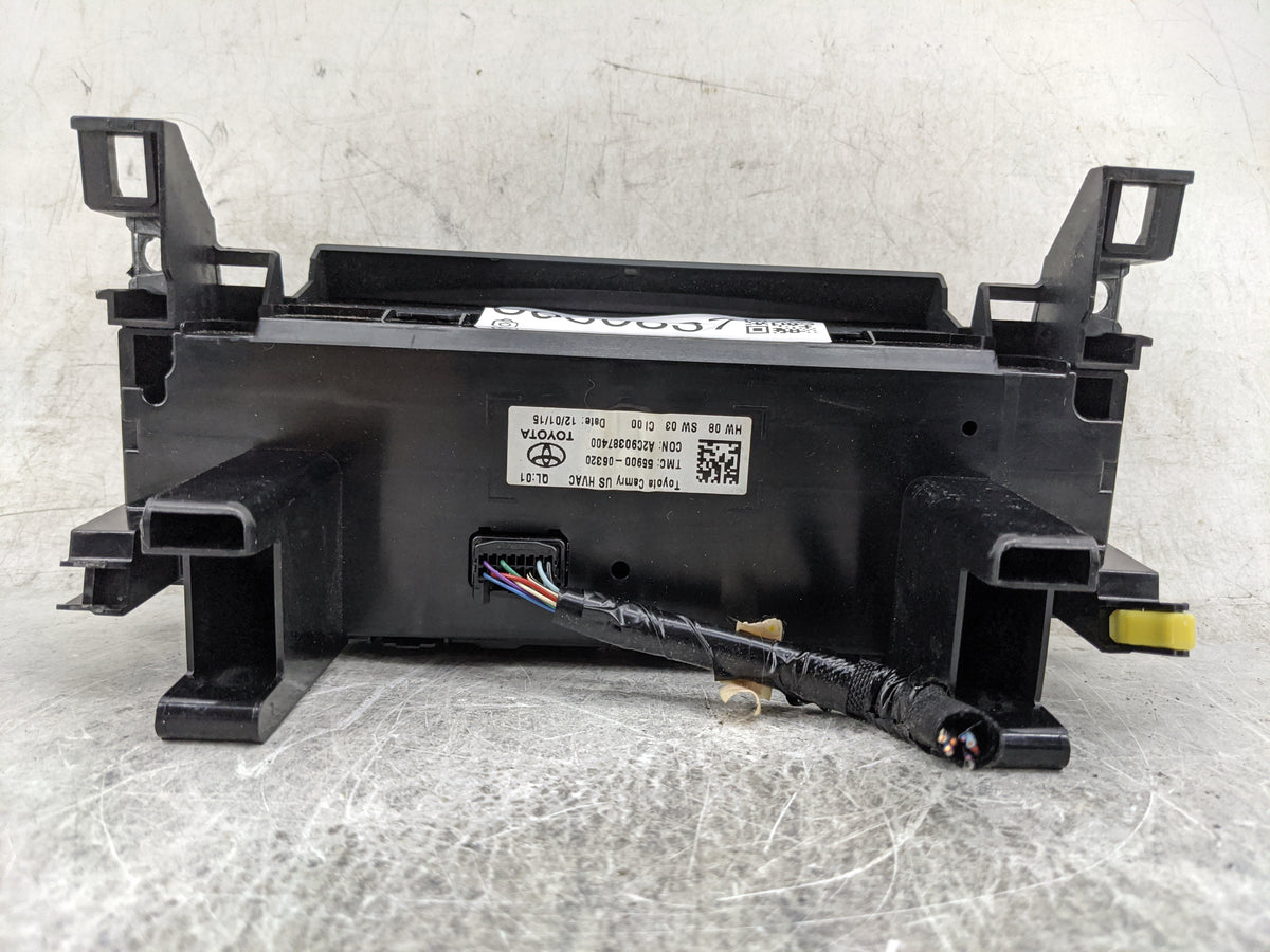2015-2017 Toyota Camry Climate Control Module Temperature AC/Heater Replacement P/N:55900-06320 A2C90387400 Fits OEM Used Au