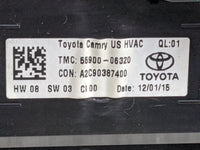 2015-2017 Toyota Camry Climate Control Module Temperature AC/Heater Replacement P/N:55900-06320 A2C90387400 Fits OEM Used Au