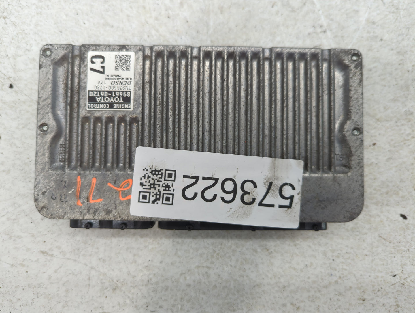 2015 Toyota Camry PCM Engine Control Computer ECU ECM PCU OEM P/N:89661-06T20 Fits OEM Used Auto Parts - Oemusedautoparts1.c