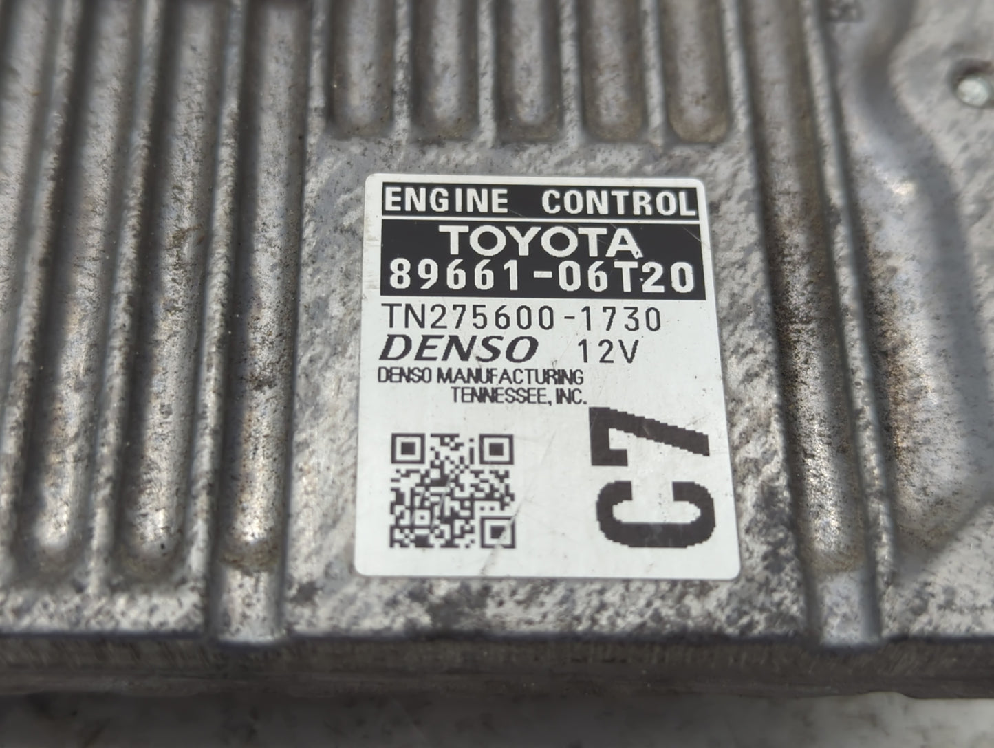 2015 Toyota Camry PCM Engine Control Computer ECU ECM PCU OEM P/N:89661-06T20 Fits OEM Used Auto Parts - Oemusedautoparts1.c