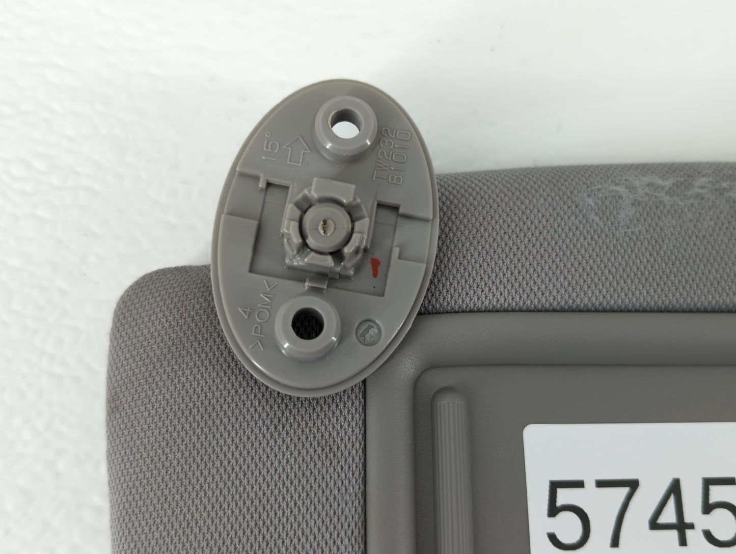 2012-2017 Toyota Camry Sun Visor Shade Replacement Driver Left Mirror Fits Fits 2012 2013 2014 2015 2016 2017 OEM Used Auto 