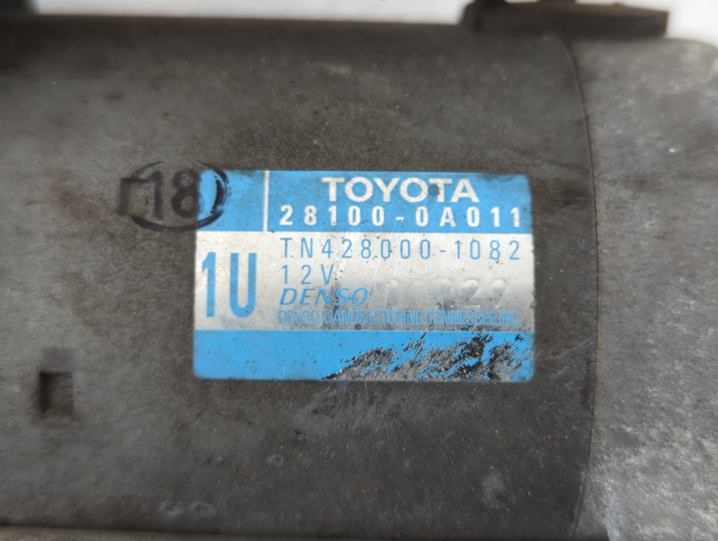 2004-2017 Toyota Camry Car Starter Motor Solenoid OEM P/N:28100-0A011 Fits OEM Used Auto Parts - Oemusedautoparts1.com