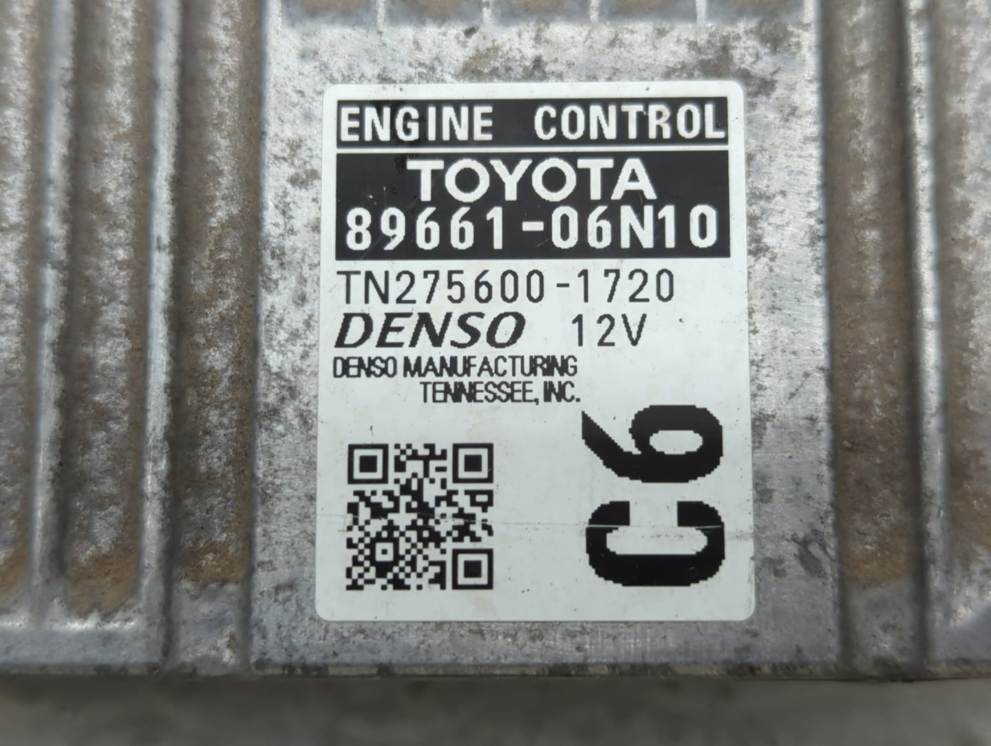 2015 Toyota Camry PCM Engine Control Computer ECU ECM PCU OEM P/N:89661-06N10 Fits OEM Used Auto Parts - Oemusedautoparts1.c