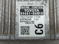 2015 Toyota Camry PCM Engine Control Computer ECU ECM PCU OEM P/N:89661-06N10 Fits OEM Used Auto Parts - Oemusedautoparts1.c
