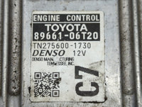 2015 Toyota Camry PCM Engine Control Computer ECU ECM PCU OEM P/N:89661-06T20 Fits OEM Used Auto Parts - Oemusedautoparts1.c