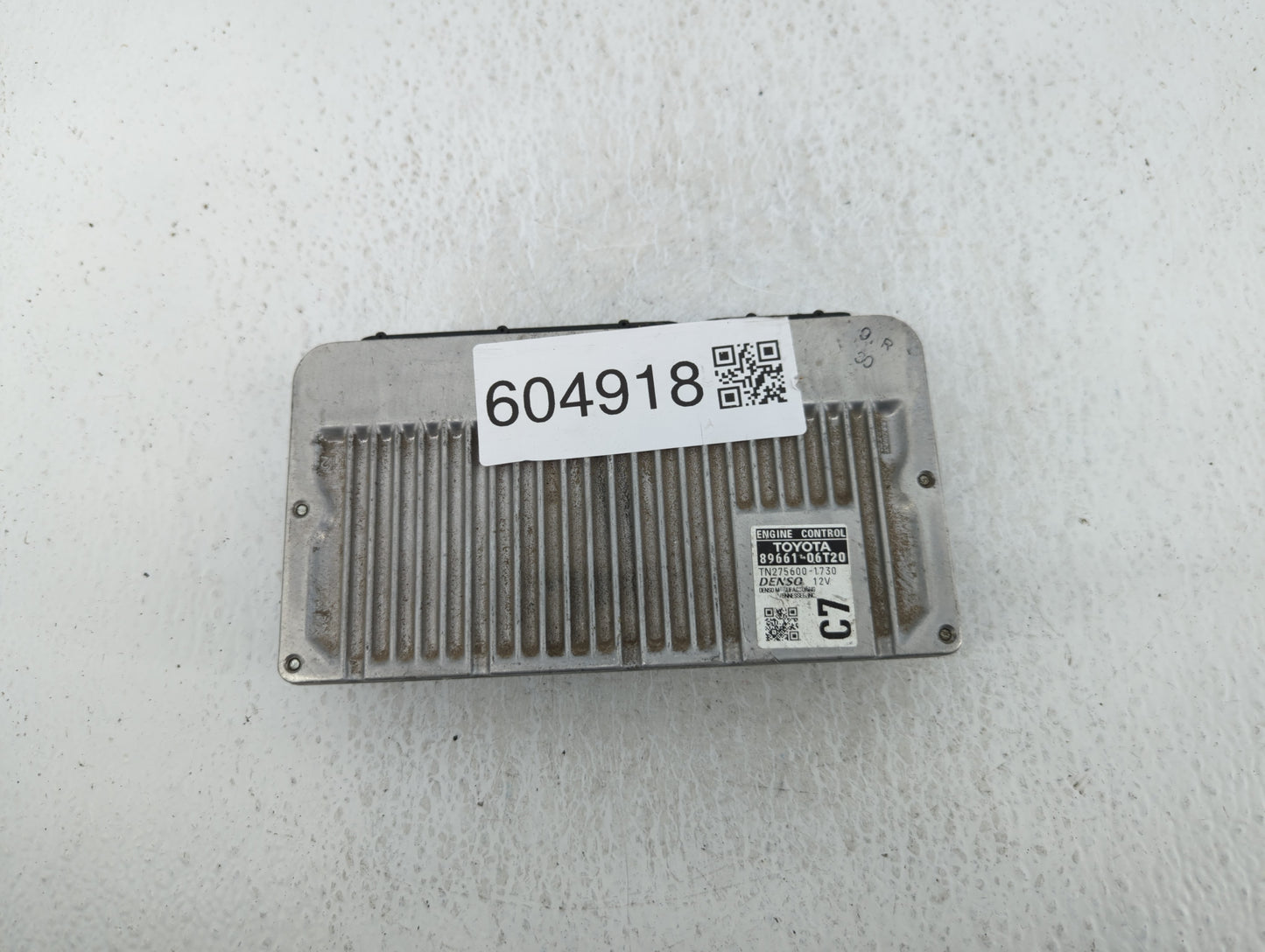 2015 Toyota Camry PCM Engine Control Computer ECU ECM PCU OEM P/N:89661-06T20 Fits OEM Used Auto Parts - Oemusedautoparts1.c