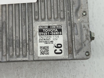 2015 Toyota Camry PCM Engine Control Computer ECU ECM PCU OEM P/N:TN275600-1720 89661-06N10 Fits OEM Used Auto Parts